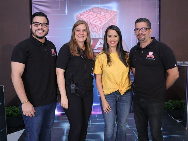 César Pagan, Laura Matos, Mariela Lamarche y Pedro Lajara.