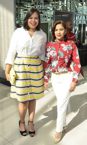 Greixy Contreras y Nahomi Paulino. 