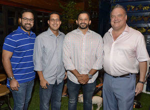 Jimmy Frías, Edwin Ruiz, Edwin Rodríguez y Jorge Wolf. 