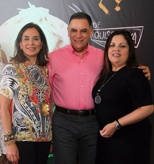 Haydée Kuret de Rainieri, José Fernández y Carolina Pantaleón.