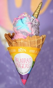 Bon lanza helado Unicornio para hacer divertido el aprendizaje escolar
