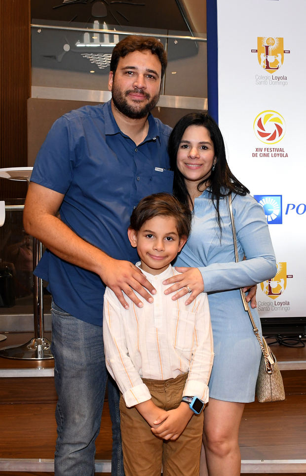 Yaqui Germosén, Patricia Pappaterra y José Alejandro Germosén.