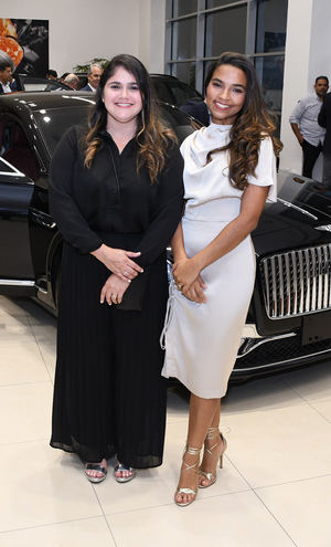 Alexia Carías Amaro y  Isabel Ovalles.