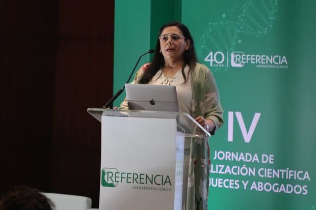 Luz Adriana Londoño, coordinadora general del Instituto Nacional de Medicina Legal y Ciencias Forenses de Bogotá.