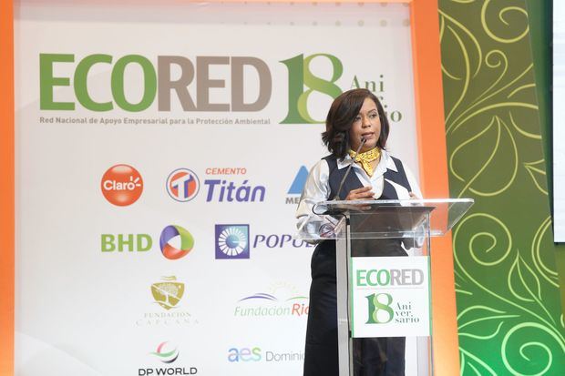 La presidenta de ECORED, Dania Heredia.