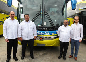 Caribe Tours introduce 42 modernos autobuses al sistema de transporte interurbano
