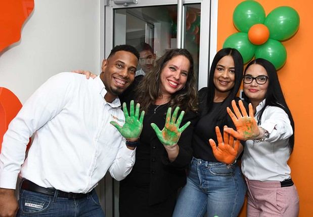 Emmanuel Morillo, Yoslaidy  Pérez Garcia, Leridania Marte y Annerys Rodríguez.