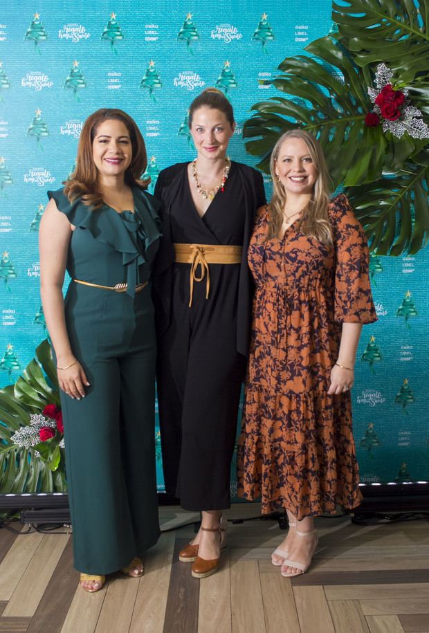 Ingrid Isidor, Frederique Perltier y Rebel Ruiz.