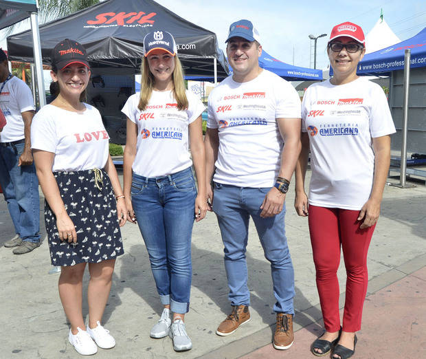 Mónica García Meléndez, Carolina García, Luis Ovalle e Yudelkys Valdez.