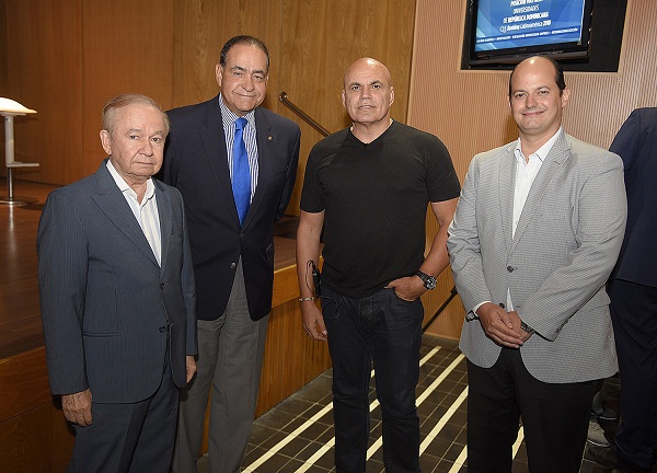 Ellis Pérez, Julio Amado Castaños Guzmán, Pipín  Ferreras y  Alejandro Cambiaso