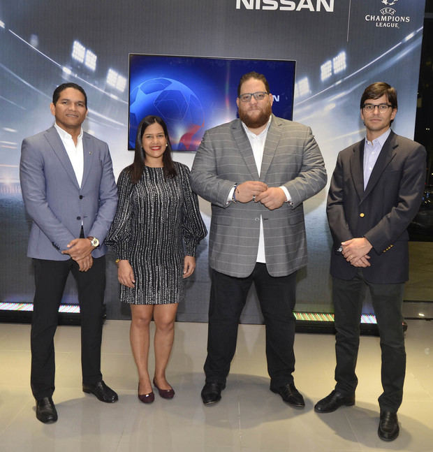 Oscar Santana, Michelle Plácido, Manuel Angomas y Alexis Anselin