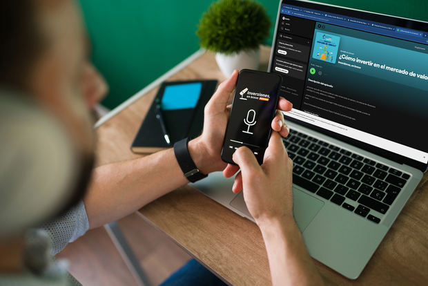 Fotomontaje pódcast «Inversiones, en breve».
