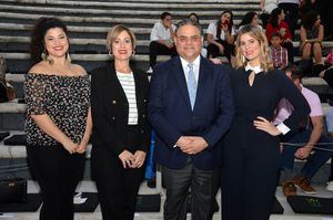 Francesca Yarull, Alexandra Mejia de Rizik, Ral Rizik y Isabella Nouel.