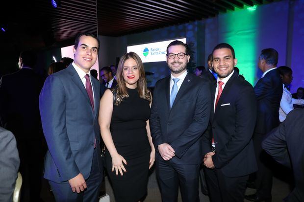 Gabriel Bisonó, Danilda Almánzar, José Cendón y Ervin Novas