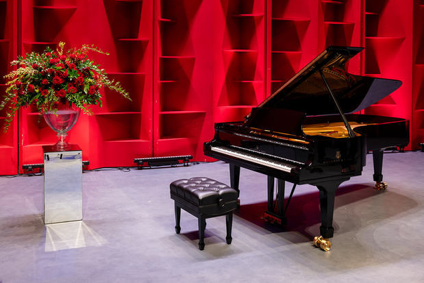 Gran piano de concierto modelo D de la casa Steinway & Sons.