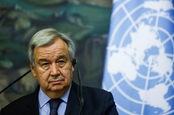 En la imagen el secretario general de la ONU, António Guterres. 