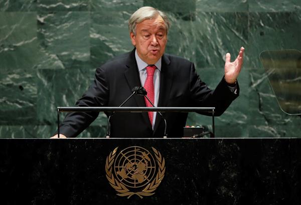 Guterres da la alarma en la ONU: "El mundo nunca ha estado tan amenazado"
