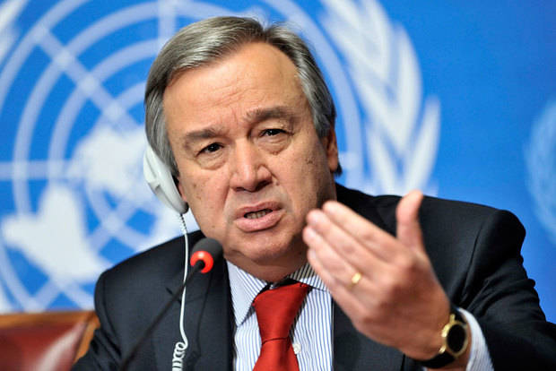Antonio Guterres, secretario general ONU.