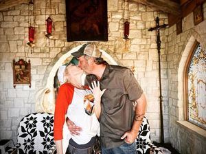 Fotografía compartida por Blake Shelton y Gwen Stefani para anunciar su compromiso.