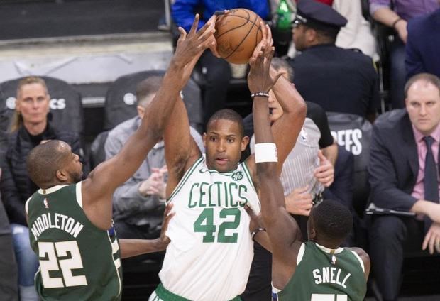 Fotografía de archivo de Al Horford en los Boston Celtics.