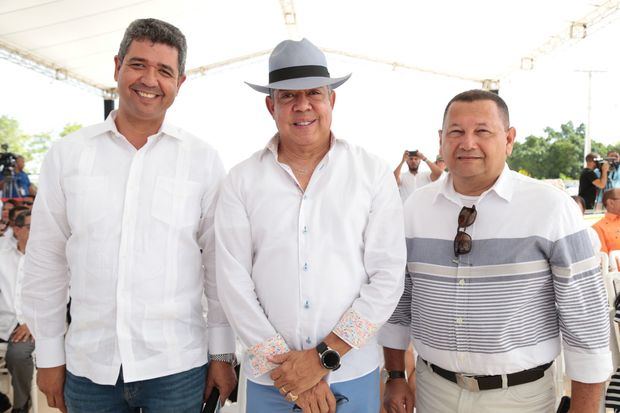 Héctor Breton, José Rafael Rodríguez y Rafael Pion.