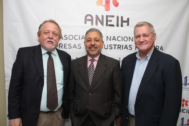 Los participantes del “Cóctel Económico de ANEIH”.