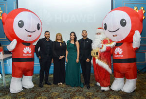 Ejecutivos de Huawei.