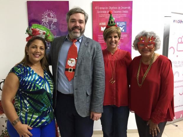 Eliana Guerrero, Pablo Viñas Guzmán, Marirella Cantisano y Tati Uribe