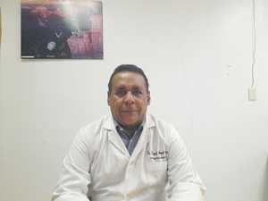 Miguel Arias, encargado del servicio de Cardiología del Hospital Doctor Francisco Moscoso Puello.