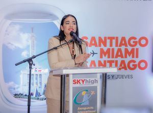 Cesarina Beauchamp, vicepresidenta de la aerolínea.