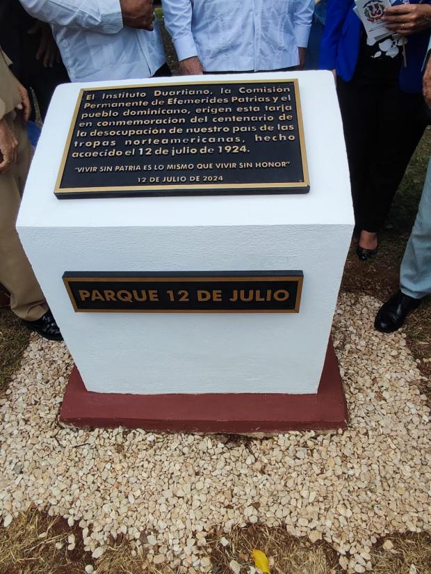 Instituciones conmemoran el centenario de la salida tropas norteamericanas