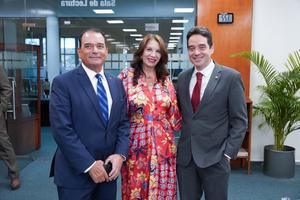 Roberto Pelliccione, Rafaelina Jacobo y Riccio Hermida.