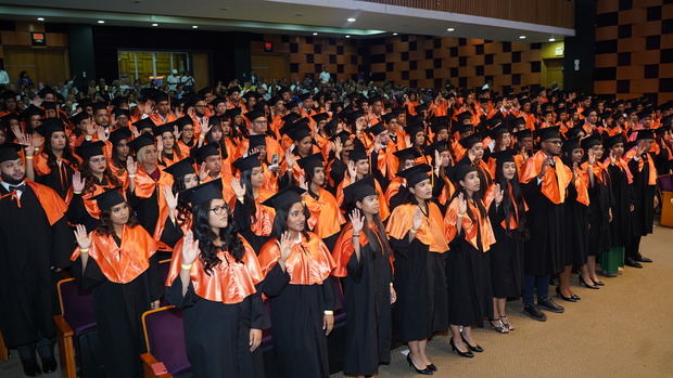 De los 848 estudiantes acreditados en los niveles de grado, 503 corresponden al género femenino y 347 al masculino.