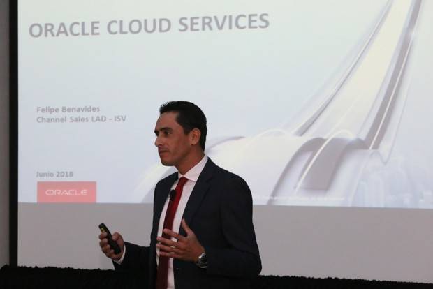 Felipe Benavides, Channel Manager de Oracle,