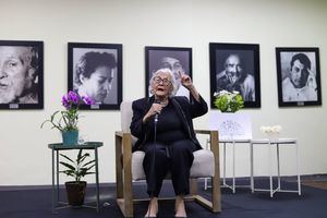 Brunilda Soñé agradeció el gesto de rendirle tributo .