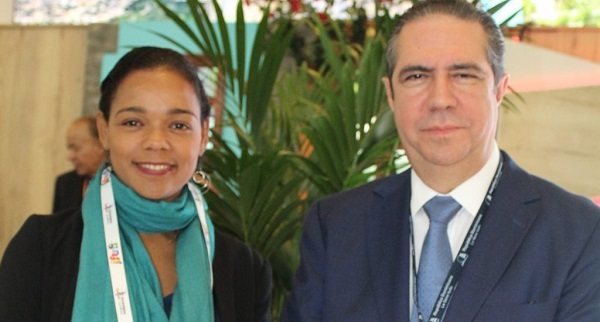 Marie Christine Stephenson y Francisco Javier García