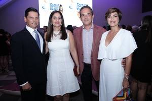 Carlos Báez, Melida Portorreal, Javier Félix y Cynthia Garate . 