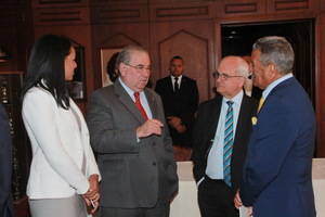 Ministro de Cultura sostiene reuni&#243;n con miembros del Patronato del Teatro Nacional