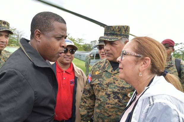 Iris Guaba en un recorrido por Miches