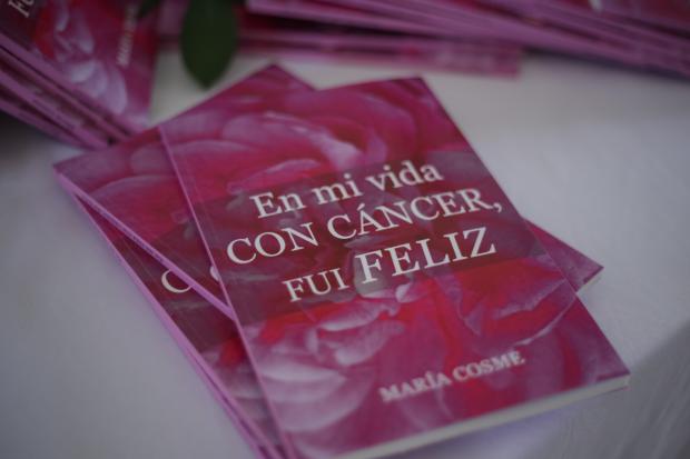 María Cosme presenta libro: “En mi vida con cáncer fui feliz” 