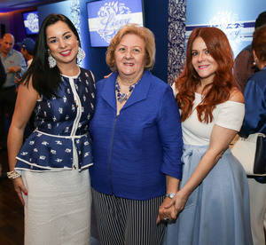 Sandy Pou de Fernandez, Matilde Dargam, Helen Andujar de Brache.