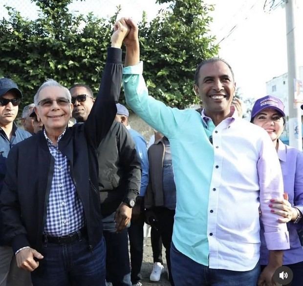 Danilo Medina y Domingo Contreras.