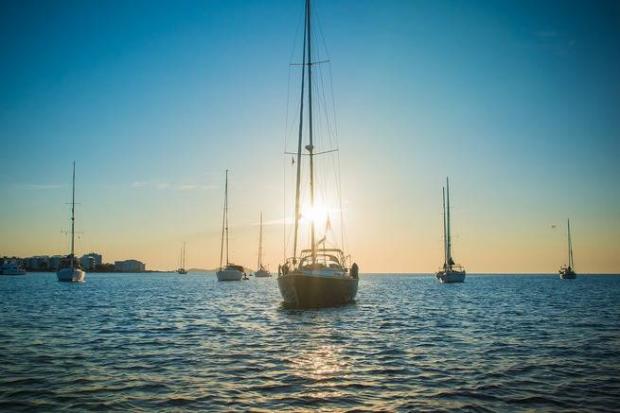 Barco en Ibiza