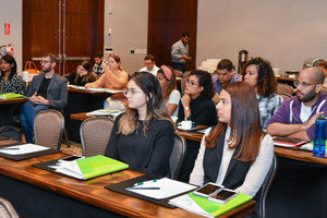 Integrantes de las capacitaciones que han sido formados en materia impositiva.