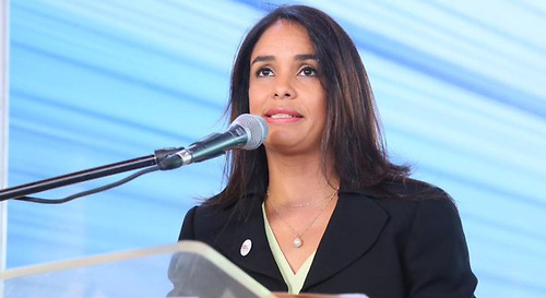 Claudia Franchesca de los Santos, directora ejecutiva del Intrant. 