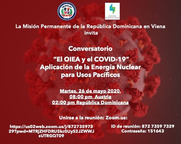 Embajada y Misión Permanente Dominicana en Viena, organiza conversatorio virtual 