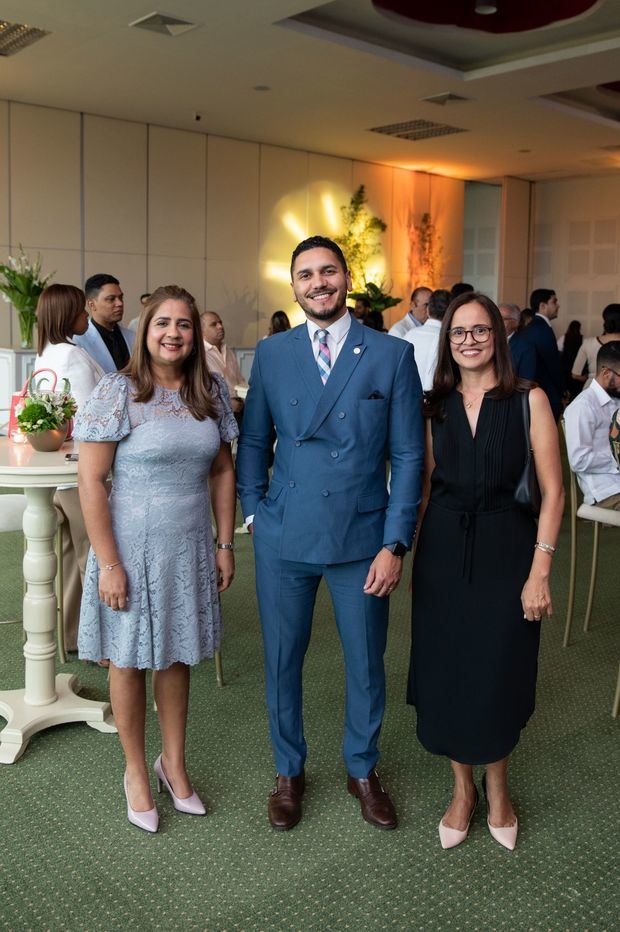 Irlonca Tavárez, Freybert Rosado y Juana Ramos.