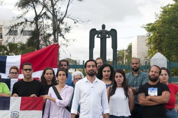 Foto de Archivo José Horacio en actividad en el Monumento al 14 de Junio febrero (2020). 