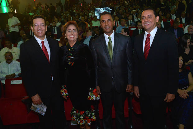 Johnny Jones, Vernice Páez, Domingo Contreras y Jorge Luis Bisonó.