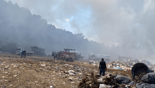Jarabacoa, en estado de emergencia por incendio en vertedero